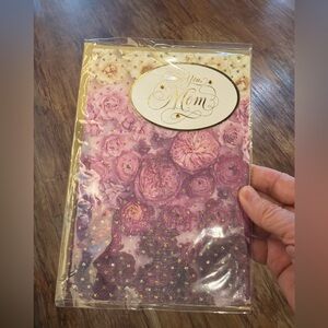 For You Mom Hallmark Card  New In  Cellophane Beautiful Mothers  Birthday  Card